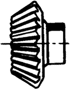 齒輪基本術語錐齒輪、準雙曲面齒輪及其齒輪副