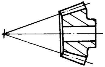 錐齒輪和準雙曲面齒輪術語點、曲線和曲面